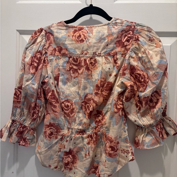 Free People Floral top - Picture 4 of 5